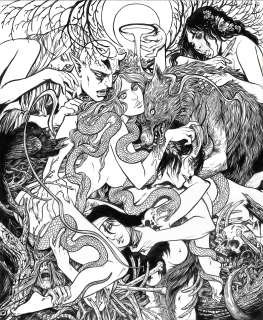 Becky Cloonan - Haxan Mondo Poster Art by Becky Cloonan