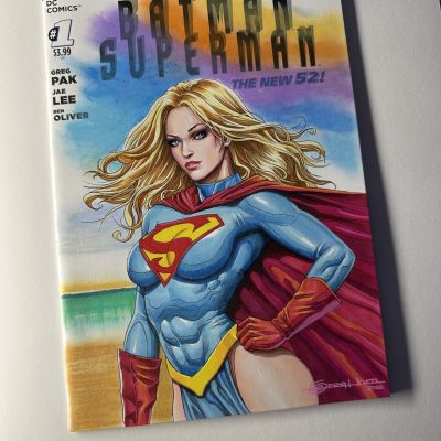 Greg Horn - Supergirl Sketch by Greg Horn