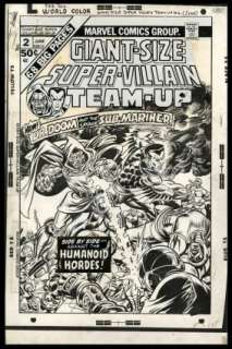 Kane, Gil - GIANT-SIZE SUPER-VILLAIN TEAM-UP #2 Cover | ComicConnect