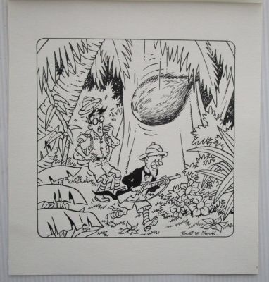 De Moor, Bob - 1 dessin original - Hobbel en Sobbel | Catawiki