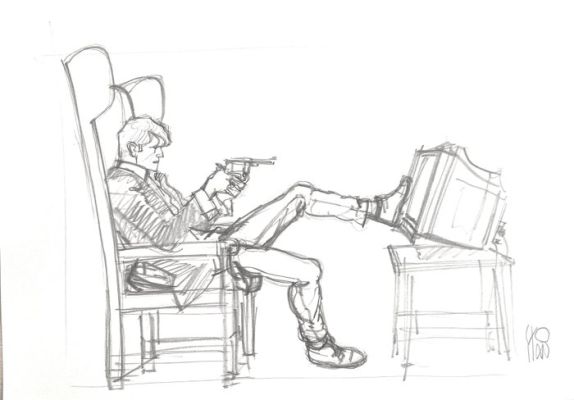 Stano, Angelo - 1 Original preliminary drawing - Dylan Dog | Catawiki