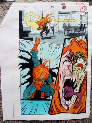 Ron Garney / Christie Scheele - 1 Original page - color guide moon knight / hobgoblin | Catawiki