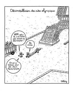 Martin Vidberg | Dessin pour le journal L’équipe Désinstallation ... | Les dessinateurs