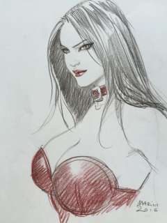 Marini | Original illustration  - Camilla  - Rapaces (2016) | Catawiki