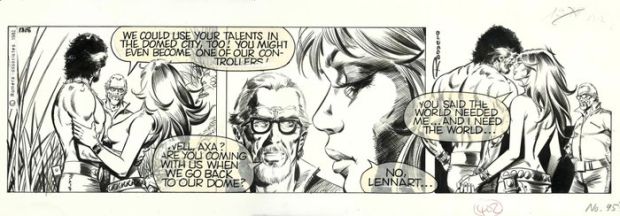 Enric Badia Romero - 1 Original page - Axa - strip #1315 - The Dwarfed - 1982 | Catawiki