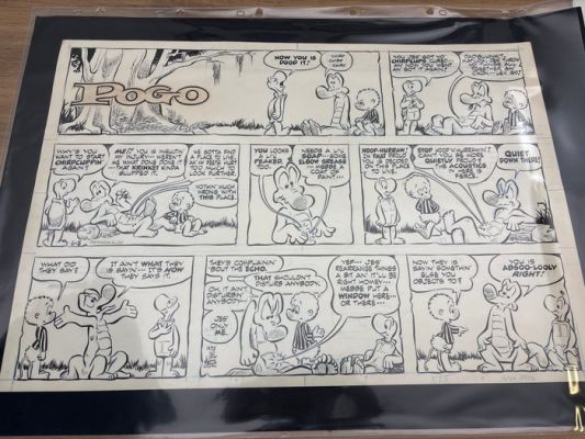 Selby Kelly - Original page - Pogo - 1975 | Catawiki