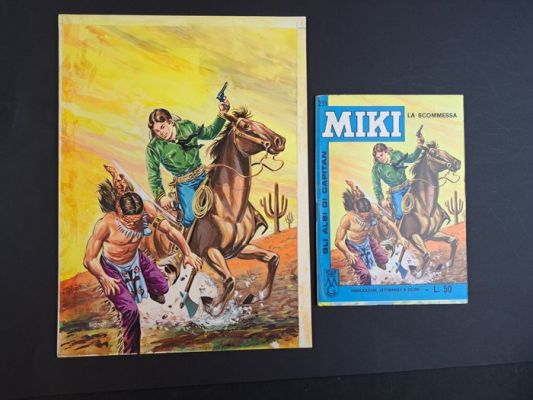 Bignotti, Franco - 1 Original cover - Capitan Miki: La Scommessa | Catawiki