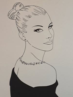 Zaniboni, Sergio - 1 Original drawing - Eva Kant: Lo Sguardo - 2013 | Catawiki