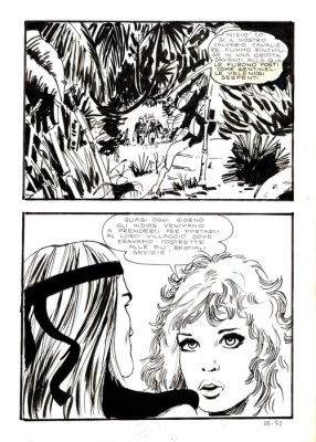 Manara, Milo - 1 Original page - Jolanda De Almaviva #35 - "La Piacevole spia" - 1972 | Catawiki
