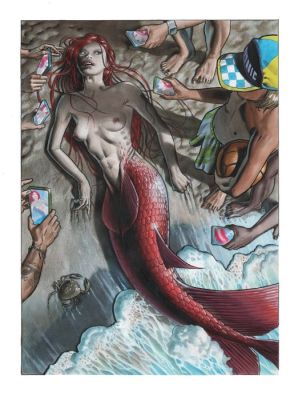 Patrizio Evangelisti - 1 Original page - Mermaid Stories - Spiaggiata - 2025 | Catawiki