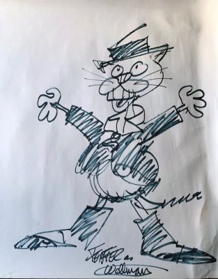 Feiffer, Jules - 1 Original drawing - Wellman - 1989 | Catawiki