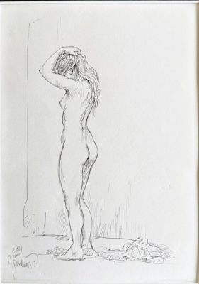 Bosschaert, Jan - 1 Original drawing - Emily - 2017 | Catawiki