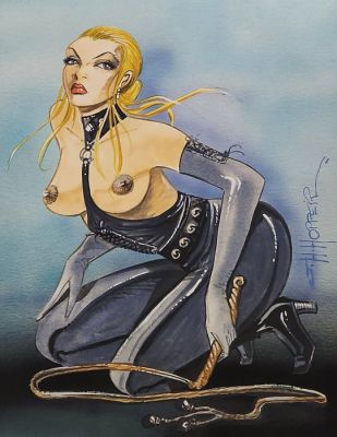 Hopper Jack Henry / Jacques Geron / Vincey - 1 Original drawing - Madame - Couverture T03