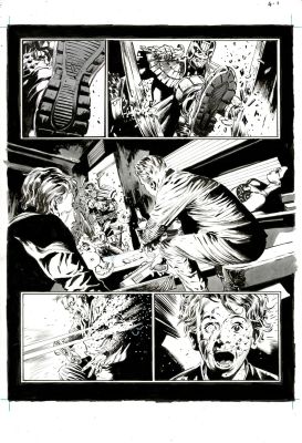 2000AD #2467 p.01 - Justice Department Boot! | Comic Book Art Gallery