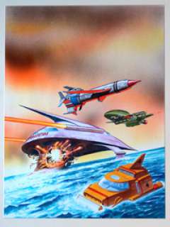 Keith Page - Thunderbirds Disaster At Sea (Signed)