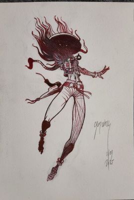 Cromwell - 1 Original drawing - Anita Bomba | Catawiki