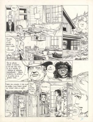 Cosey | Planche originale n°33 - Oncle Howard est de retour - Jonathan | Daniel Maghen