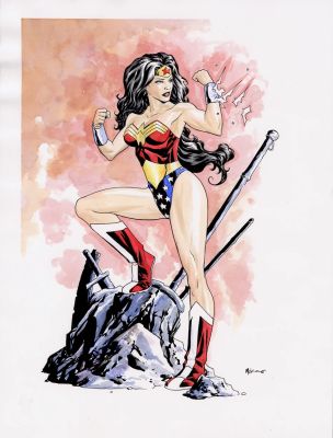 McKone, Mike - Wonder Woman Illustration! | Comic Book Art Gallery