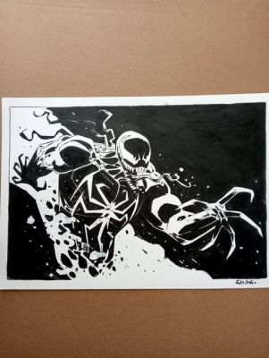 Guillermo Sanna - Original drawing - Venom - 2025 | Catawiki