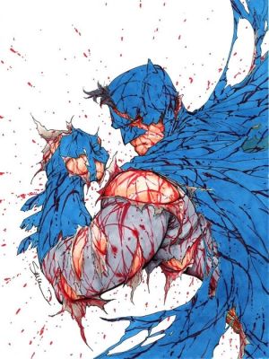 Steve McNiven - 1 Original colour drawing - Batman - 2024