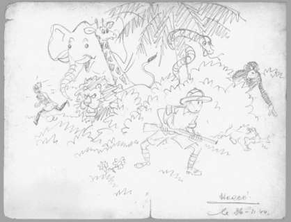 Herge | TINTIN AU CONGO | Artcurial