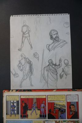 Jacobs, E.P. - 1 Original preliminary drawing - Blake en Mortimer - 1957 | Catawiki