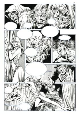 Enric Badia Romero - 1 Original page - Axa - page 9 - Freak Show - comic book format - 1994 | Catawiki