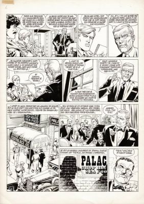 Mitton, Jean-Yves - 1 Original page - De Silence et de Sang T6 - Omerta - 1992 | Catawiki