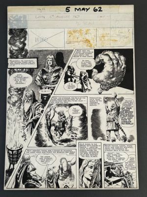 Lawrence, Don - 1 Original page - Karl the Viking - The Powers of Helvud - 1962