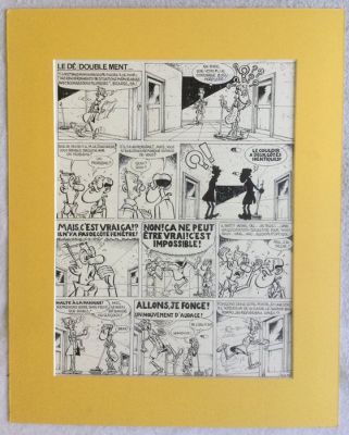 Devos, Jacques - 1 Original page - Génial Olivier - Beginpagina Le dé double ment... - 1985 | Catawiki