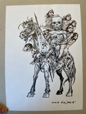 Kim Jung Gi - 1 Original drawing - 2015