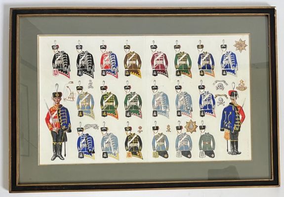 Funcken, Fred & Liliane - 2 Original drawing - L‘uniforme et les Armes - Les Hussards Français sous le Premier Empire - 1969