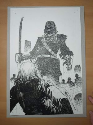 Marco Foderà - 1 Original page - The Fog - (official sequel of John Carpenter’s movie) - 2023 | Catawiki
