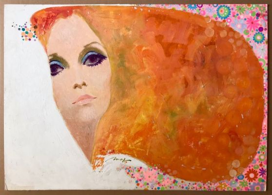 Mas, Félix - 1 Original colour drawing - Romántica - The prerfy one - 1972 | Catawiki