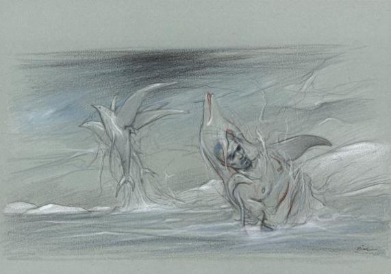 Enki Bilal | Strip original pour la planche n°104 - Animal’Z | Daniel Maghen