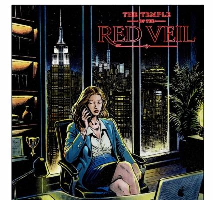 Sforza, Antonio - 1 Original colour page - The Temple of red veil - The Temple of red veil - 2026 | Catawiki