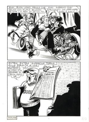 Piffarerio, Paolo - 2 Original page - Alan Ford #117 - "Superciuk vive ancora" - 1979 | Catawiki