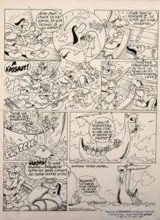 KAMB, Jacques - DICENTIM Planche originale Ã  l‘encre de chine extraite de