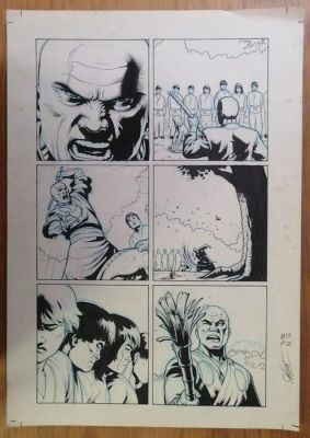 Atilio Rojo - 1 Original page - Snake ayes-storm shadow/Gijoe - #21 - 2014 | Catawiki