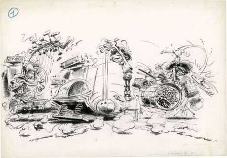 André Franquin 1924-1997 | Moon Module Mecs | Artcurial