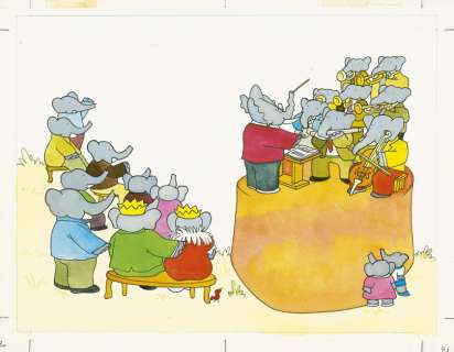 Laurent de Brunhoff Né En 1925 - Babar et l‘orchestre