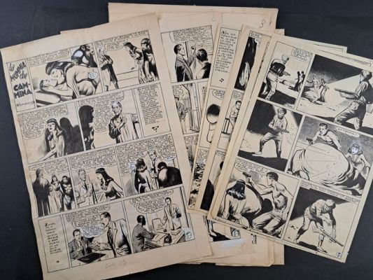 Muzzi, Virgilio - 11 Original page - La Mummia che Cammina | Catawiki