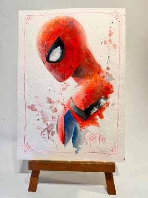 Fang, Daniel (Arte Zeta Studio) - 1 Original colour drawing - Spiderman - The Urban Guardian - 2026