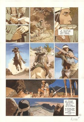 Christian Rossi | Comanche Trail, Planche originale n° 46 | Daniel Maghen