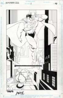 Sale, Tim - SUPERMAN FOR ALL SEASONS #1 Splash Page | ComicConnect