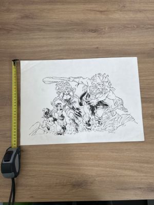 Briones, Philippe - 1 Original drawing - Atlante - Atalante - 2005 | Catawiki