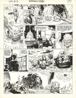 Ralph Meyer | Planche originale n°31 - Un singe électrique - IAN | Daniel Maghen