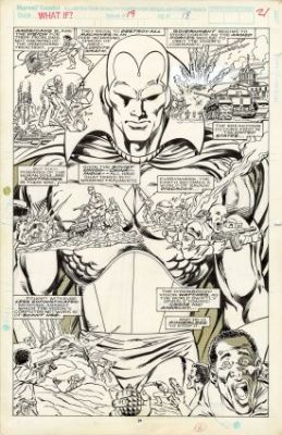 Wilson, Ron - WHAT IF? (1989-98) #19 Splash Page | ComicConnect