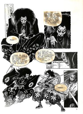 Enrique Alcatena - Tavola Originale - Karma capitolo 6- pag 2 | Love Original Art