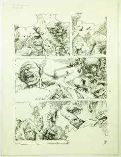 Breccia, Enrique | Original page  - (p. 9)  - Avrak  - El Sanguinaio | Catawiki